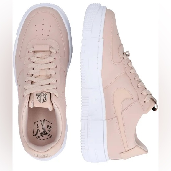 Nike Air Force 1 Pixel Sneakers Particle Beige White Size 9 - Picture 11 of 11